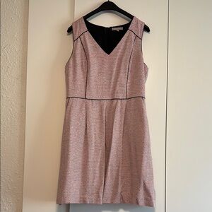 Banana Republic Pink Sheath V-Neck Mini Dress